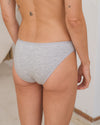 BASERANGE Women's shorts and panties UNBE series collection France BAS-UNBE-BA-SU25-GREY MELANGE